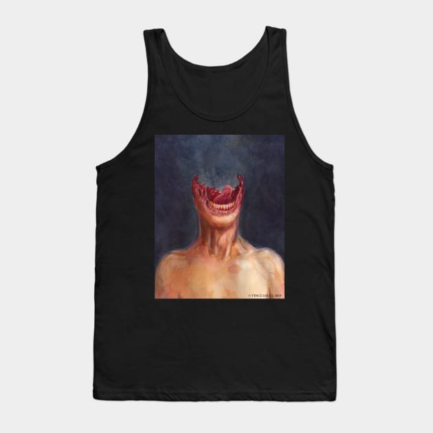 No Face Tank Top by VinceLocke